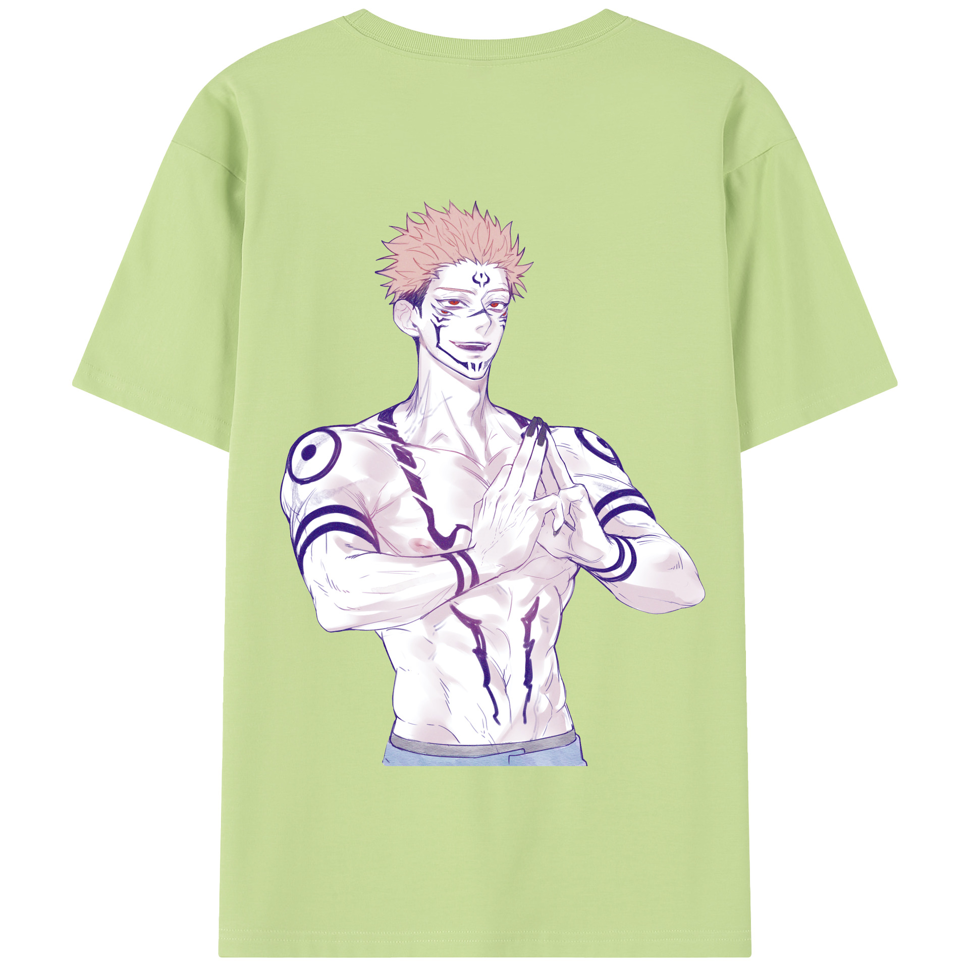 （画像用） 呪術廻戦 Jujutsu Kaisen 綿100％半袖Tシャツ（背面プリント）